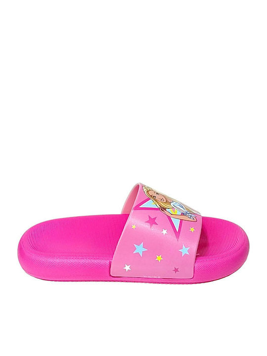 Șlapi pentru copii Barbie Fuchsia Barbie