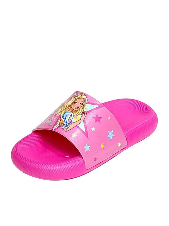 Șlapi pentru copii Barbie Fuchsia Barbie