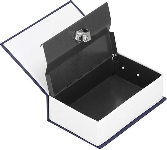 Springos Cutiuta de bani Metalic Albastru 20x6.5x26.5cm