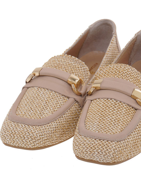 Γυναικεία Loafers σε Μπεζ Χρώμα