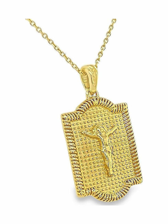 Xryseio Anhänger Kinder Amulett Beidseitig Konstantinato aus Gold 9K KN1099