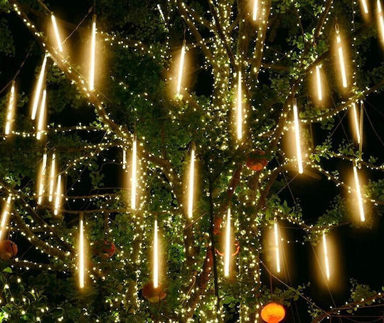 8 Lights LED 4.5m. Warm White type Meteor 1pcs