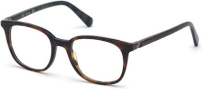 Guess Women's Acetate Blue Light Blocking Glasses Brown Tortoise