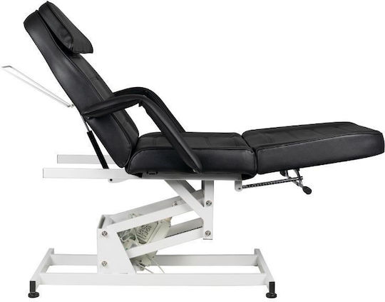 Elegant Furniture Scaun Pentru Cosmetică Negru Cu Cuptor Și Grătar Salamander Comercial Și Mecanism De Ridicare Electrică