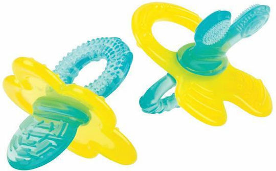 Nuby 3d Σχήμα Λουλούδι Μασητικός Κρίκος Οδοντοφυΐας από Σιλικόνη για 0 m+