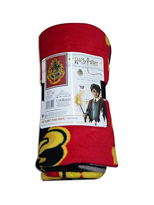 Harry Potter Κουβέρτα Fleece Πολύχρωμη 120x150εκ.