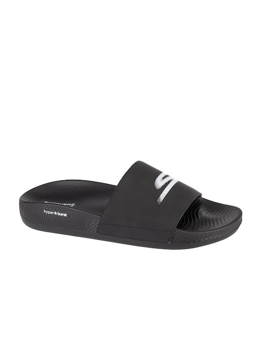 Skechers Hyper Ανδρικά Slides Μαύρα