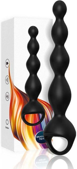 Armony Anal Perlen mit Vibration Schwarz 21cm
