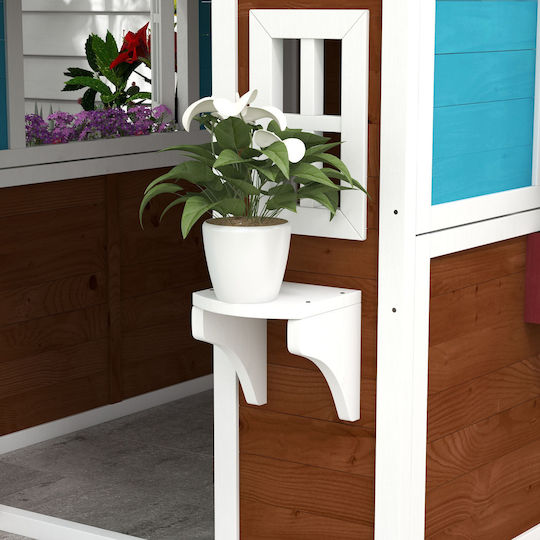 Outsunny Παιδικό Σπιτάκι Κήπου 114x126.4x135εκ.