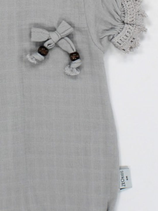 Trendy Shop Baby Bodysuit for Outing Grey