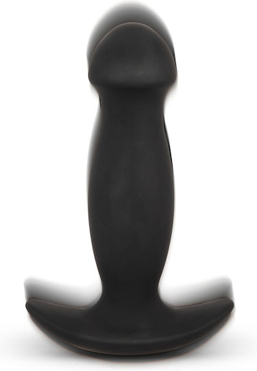 Anos Jackhammer Massager Anal Plug with Wireless Functionality and Vibration Medium Black