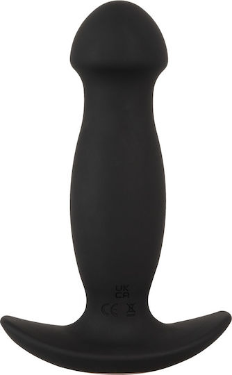 Anos Jackhammer Massager Anal Plug with Wireless Functionality and Vibration Medium Black