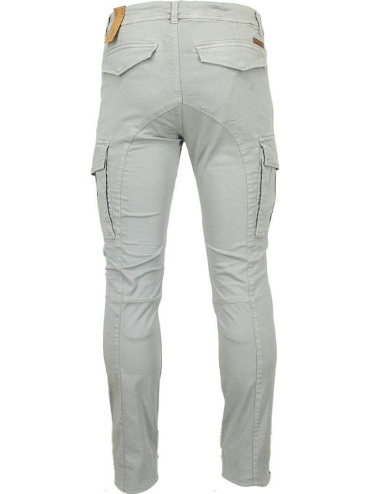 Pantaloni Bărbați Cargo Slim Fit Gri