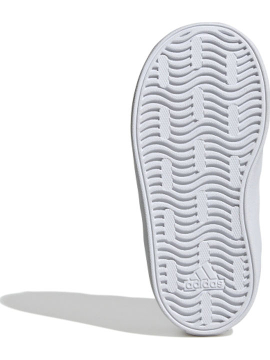 VL Court 3.0 Cf Kids Sneakers With Hoop & Loop Closure Grey