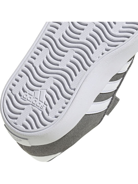 VL Court 3.0 Cf Kids Sneakers With Hoop & Loop Closure Grey