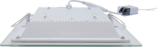 Uncle George Platz Vertieft LED Panel 18W mit Kaltweiß Licht
