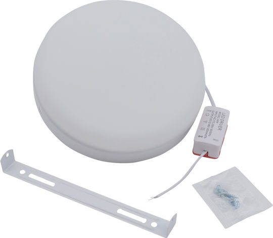 Uncle George Rund Draußen LED Panel 24W mit Kaltweiß Licht
