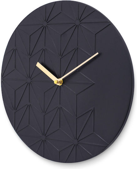 Acctim Wall Clock Polyresin Black Ø40cm