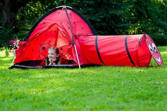 BabyMix Kinderzelt Tunnel Rot für 3+ Jahre