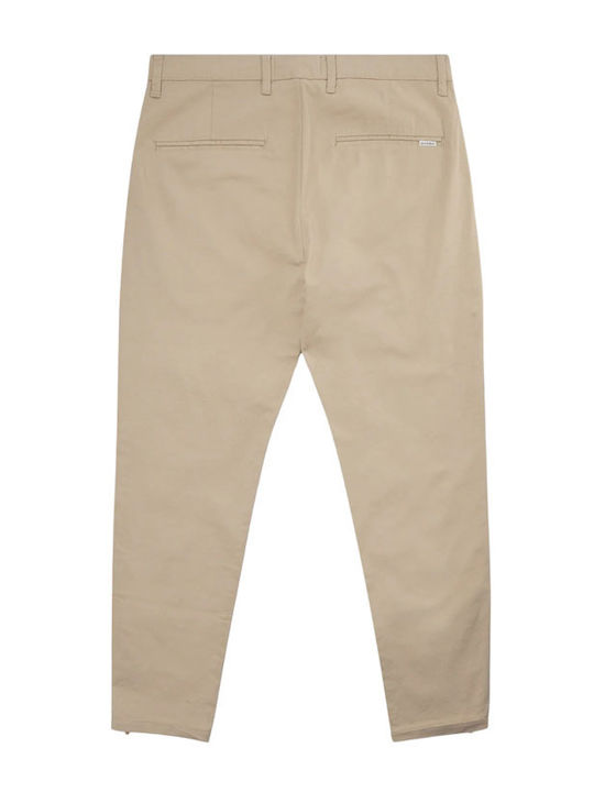 Pisa Lit Pantaloni Bărbați Slim Fit Bej