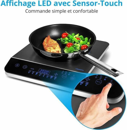 Medion Teppanyaki Grilling Plate with Adjustable Thermostat 2000W 29x36cm.