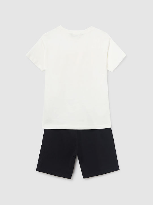 Mayoral Kids Set with Shorts Summer 2pcs White