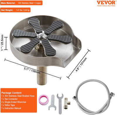 Vevor Clătitor de ulcior Rinser cu Dimensiuni 2.55x2.55x2.55cm