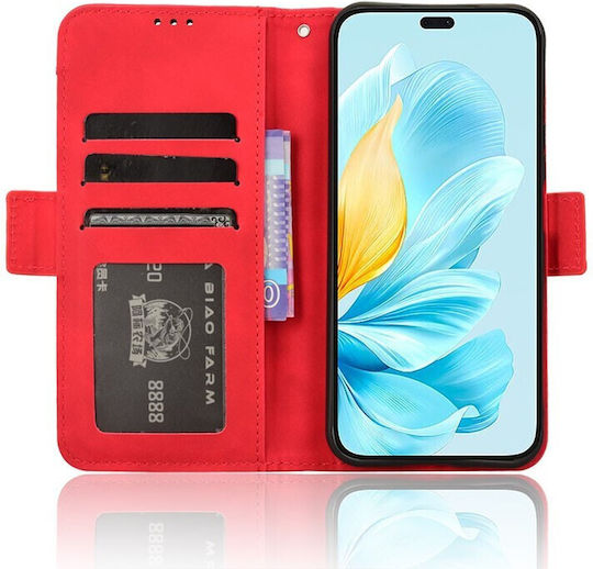 Multiple Cards Wallet Κόκκινο (Honor 200 Lite 5G)