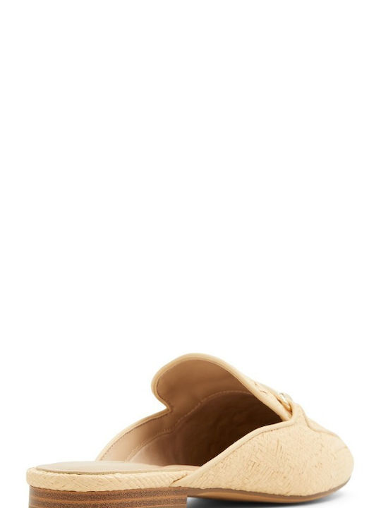 Aldo Heel Mules Beige