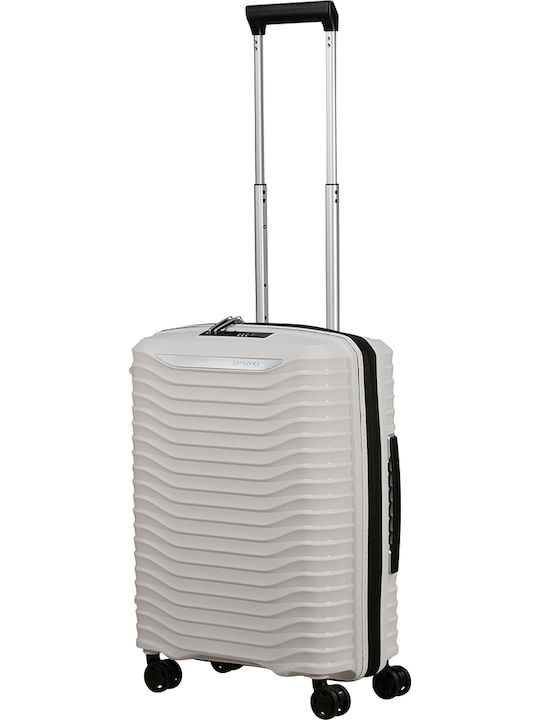 Samsonite Upscape Spinner Exp 55/20 Cabin Travel Suitcase Hard Cloud White with 4 Wheels Height 55cm 143108-0479