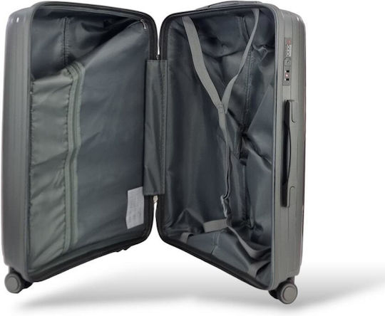 Hard Suitcases Polypropylene Small-Medium-Large Flynow Pp620 Grey