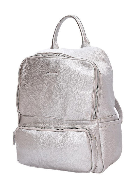 Bag to Bag Damen Tasche Rucksack Silber