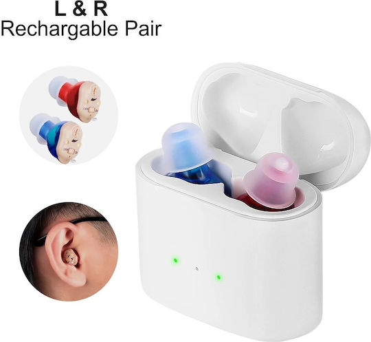 Scienlodic Left & Right Digital Rechargeable ITE Hearing Aids G19-PAIR