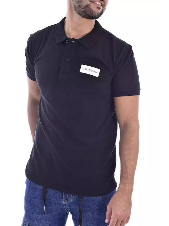 Goldenim Men's Blouse Polo Noir