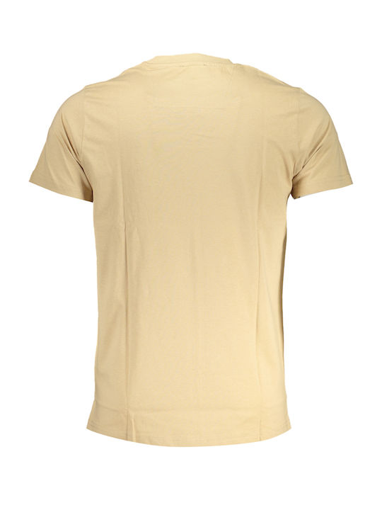 Roberto Cavalli Men's Short Sleeve T-shirt Beige