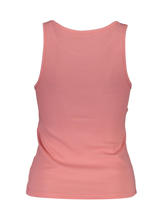 Tommy Hilfiger Γυναικεία Μπλούζα Βαμβακερή Αμάνικη Ροζ