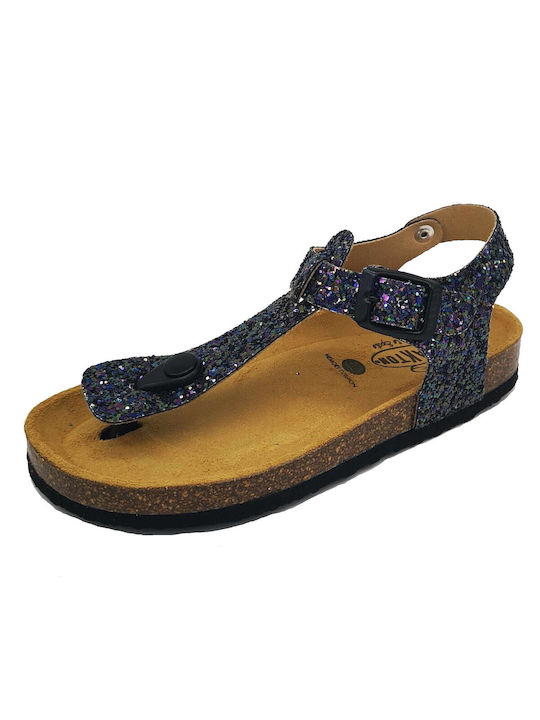 Plakton Kids' Sandals Elfy Glitter Navy