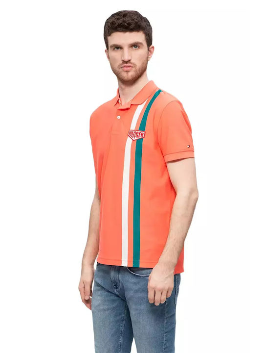 Tommy Hilfiger Men's Blouse Polo Orange