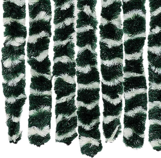 vidaXL Fabric Door Curtain Green 118x220cm 4004887