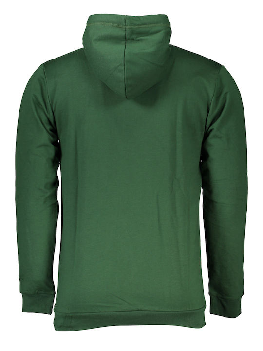 Sergio Tacchini Men's Sweatshirt with Hood and Pockets Green