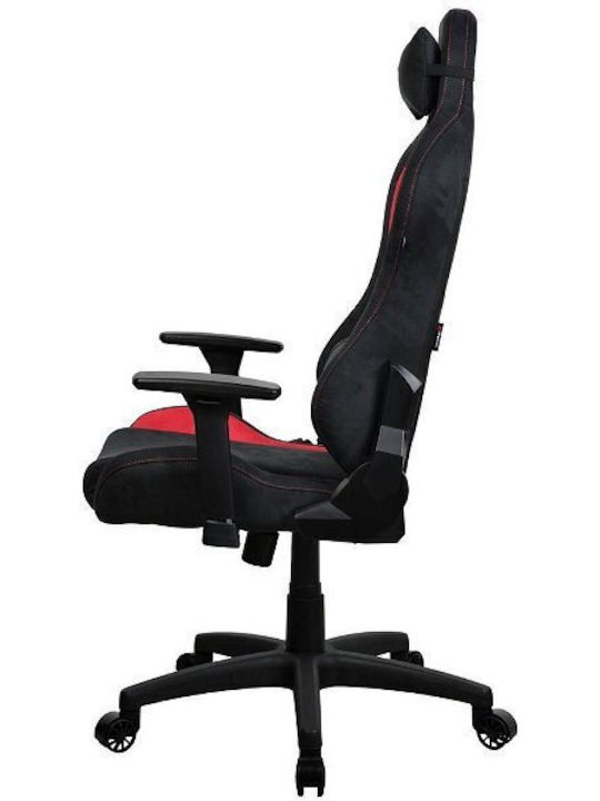 Arozzi Torretta Supersoft Υφασμάτινη Καρέκλα Gaming με Ρυθμιζόμενα Μπράτσα Μαύρο / Κόκκινο
