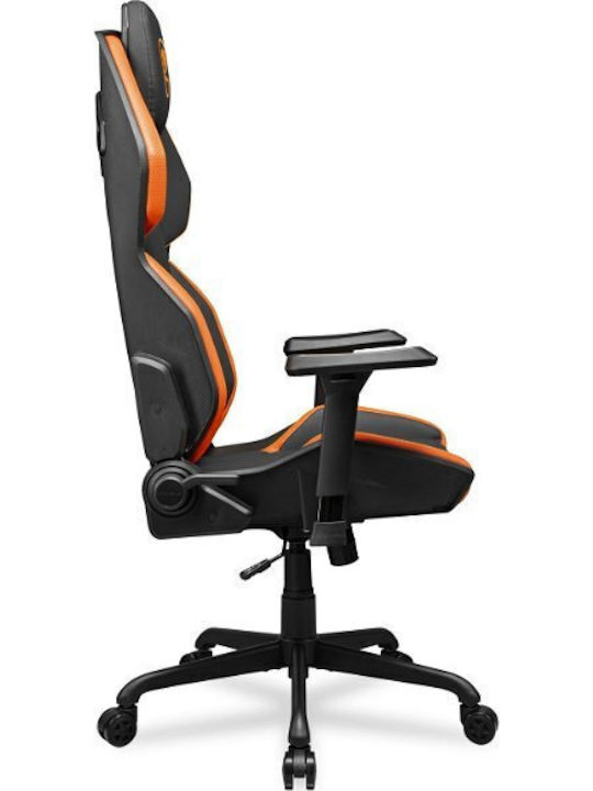 Cougar Hotrod Artificial Leather Gaming Chair with Adjustable Arms Black / Orange