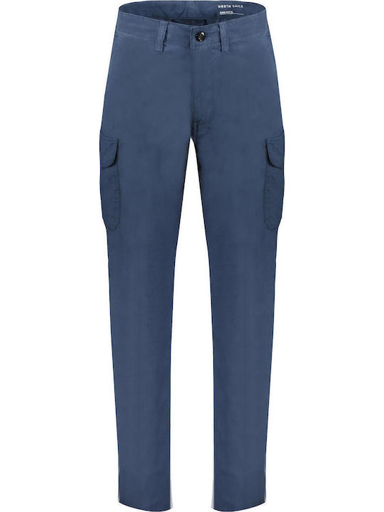 Herrenhosen Elastisch Regulär Passform Blau