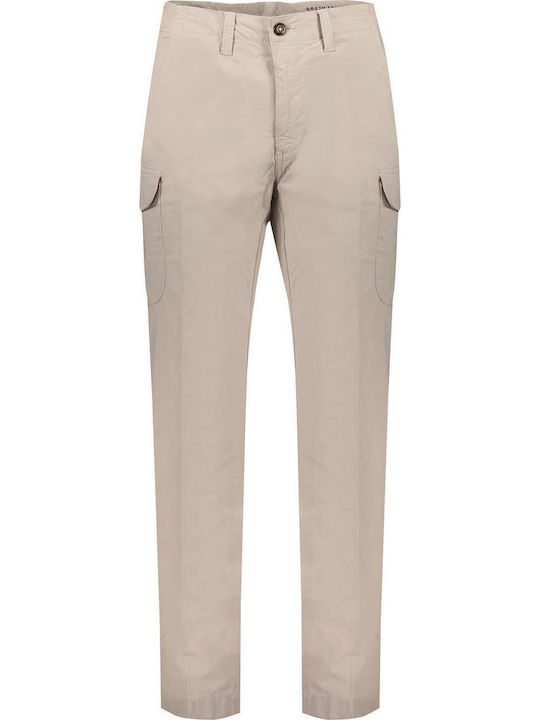 Trousers Elastic in Regular Fit Beige