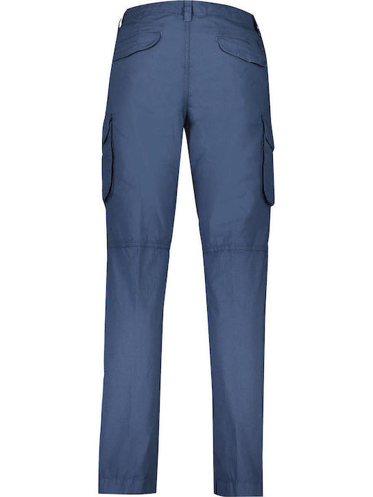Herrenhosen Elastisch Regulär Passform Blau