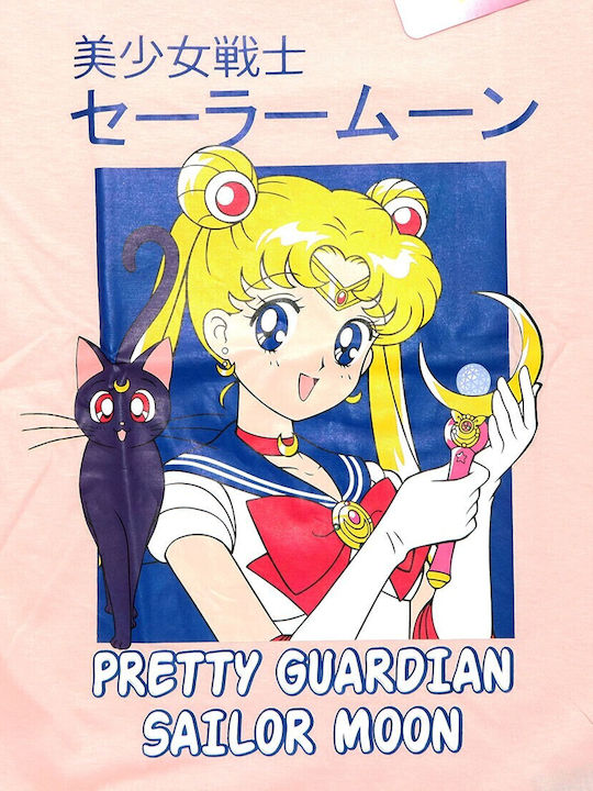 Kinder-T-Shirt Pink Sailor Moon