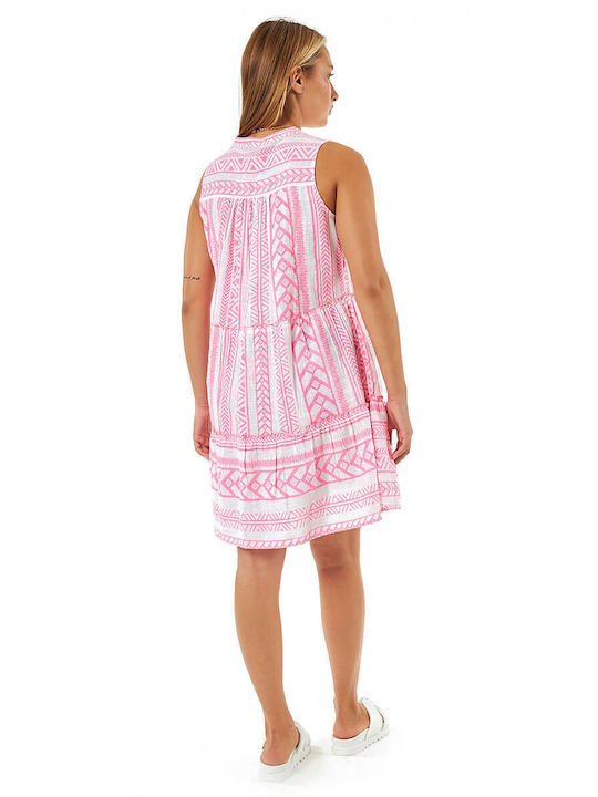 Verde Women's Dress Beachwear Pink