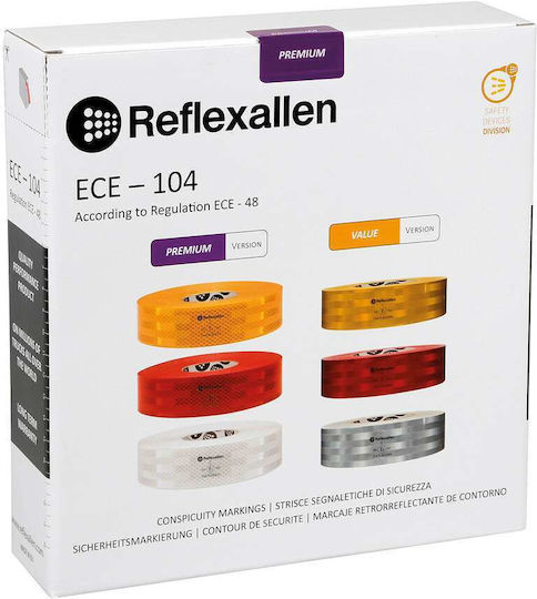Lampa Auto-Klebebänder Reflexallen 5 x 5cm in Gelb Farbe 1Stück