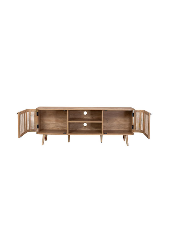 Έπιπλο Τηλεόρασης Monmarte Φυσικό Μ150xΠ39xΥ150cm