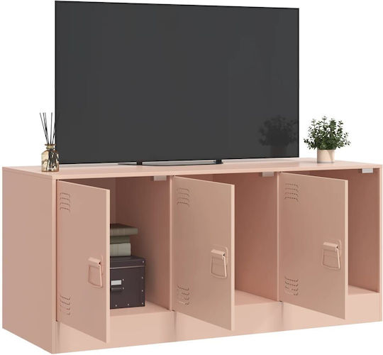 TV-Ständer Aus Metall Rosa M99xP39xH44cm
